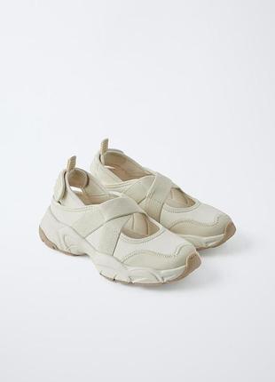 Спортивные туфли балетки кроссовки zara