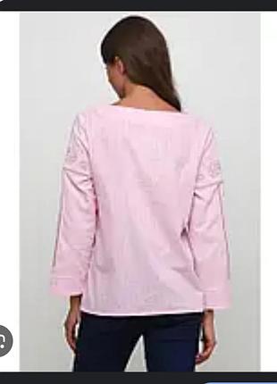 Удлиненная розовая туника в восточном стиле