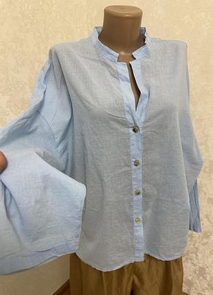 Вишукана котонова оверсайз сорочка італія