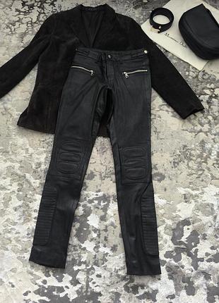 Брюки кожа брюки кожаные с в стиле diesel