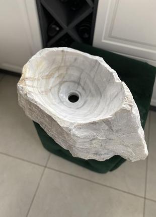 Раковина из мрамура ручная работа