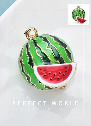 Гарна брошка кавун ,кавунчик (красивая брошка арбуз, 🍉,арбузик)