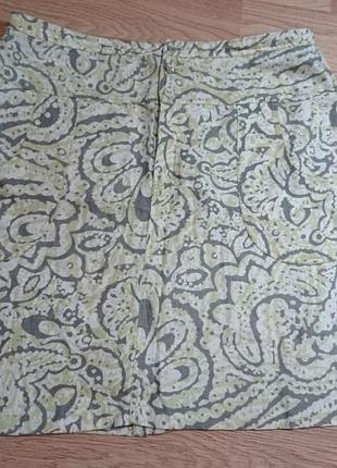 Спідниця лляна жіноча міді part two