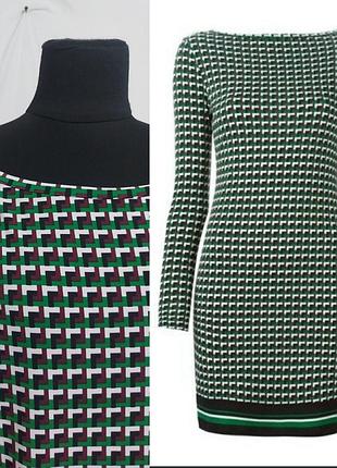 Платье прямого кроя с геометрическим принтом michael kors