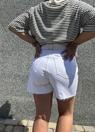 Шорти білі джинсові