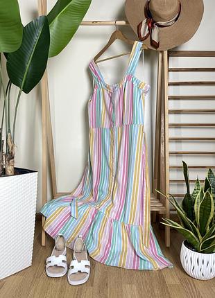 Шикарний натуральний сарафан