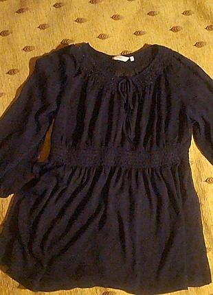 Блуза легкая с рукавом 3/4