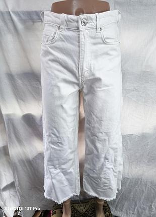 Джинсы женские палаццо кюлоты