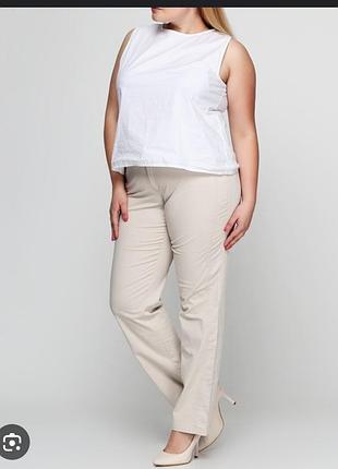 Прямые джинсы в тоненькую полоску