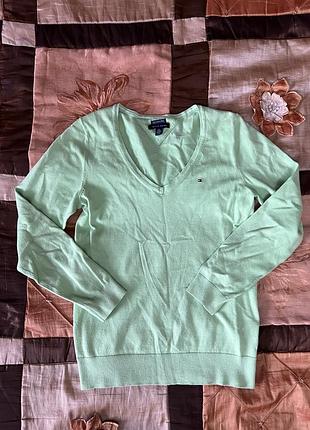 Жіноча кофта зелена s tommy hilfiger