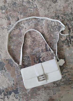 Кожаная сумочка кросс-боди