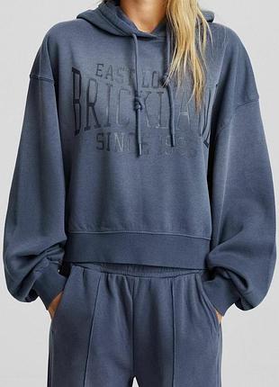 Худі оверсайз bershka