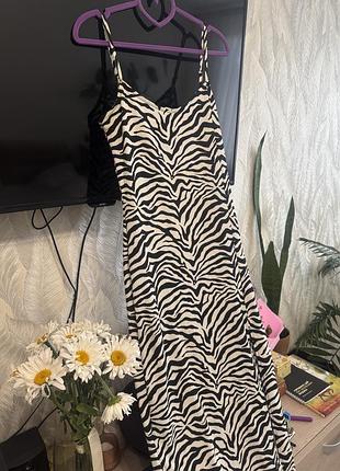 Сукня з розрізом zara