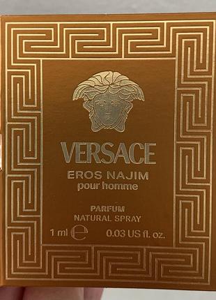 Версачи тестер мужской versace eros najim parfum 1 ml