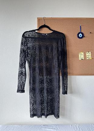 Сукня мереживо чорна