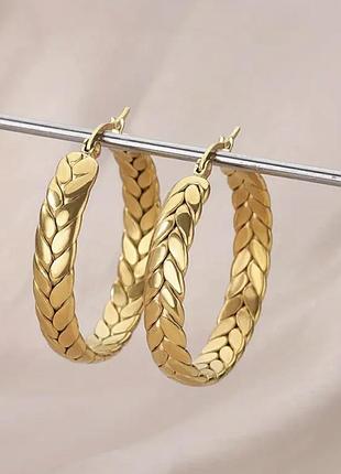 Сережки жіночі - круглі