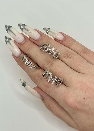 Набір сережки та каблучка