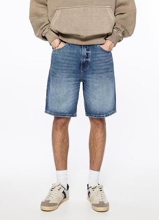 Чоловічі джинсові шорти стандартного крою pull&bear - 44, 46