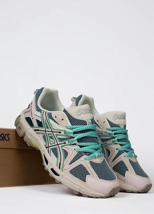 Мужские кроссовки asics gel-kahana 8 beige green/pi