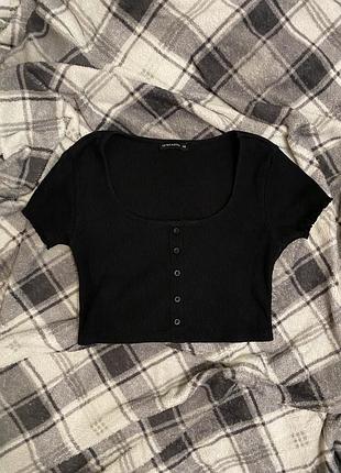 Топ lcwcasual чорний жіночий xs з ґудзиками