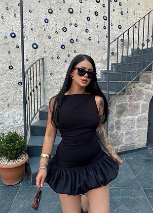 Сукня комбінезон, сукня з шортами, сукня з відкритою спинкою