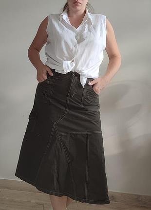 Юбка миди/ фасон клеш