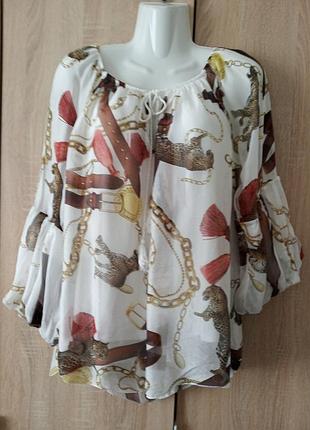 Супер блуза шовкова італія