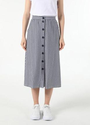 Юбка colin's меди в полоску с карманами