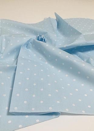 Пеленка бязь голубой горошек penetka 110x85 см