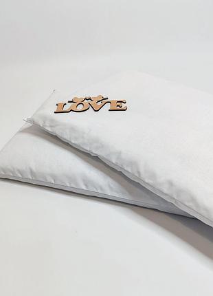 Подушка прямоугольная белая бязь penetka 60x40 см