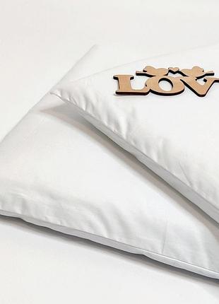 Подушка прямоугольная белая сатин penetka 40x40 см