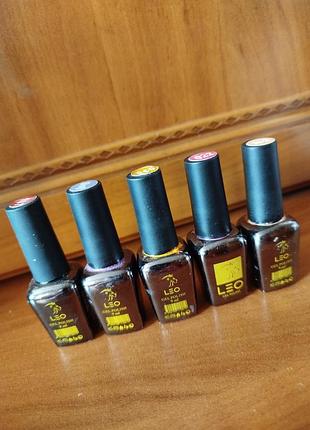 Набір гель лаків лео для нігтів