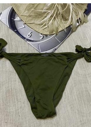 Calzedonia круті оливкові плавки на зав‘язки
