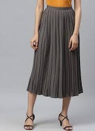 Спідниця в складку, плісірована uniqlo