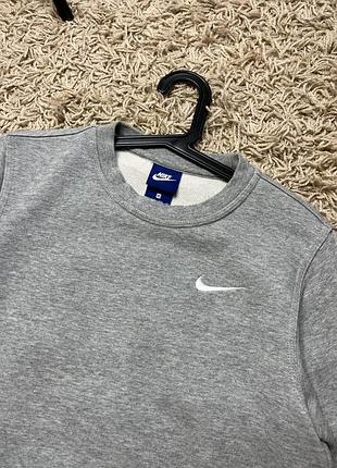 Базовый серый свитшот nike 7