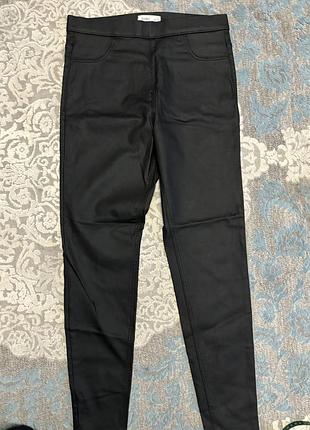 Кожанные леггинсы