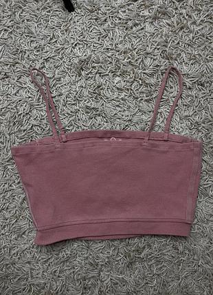 Топ jersey adidas в рубчик на бретелях7 фото