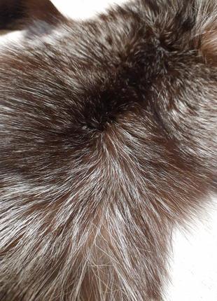 Горжетка мех чернобурка