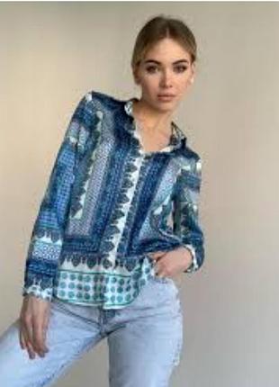 Блуза рубашка женская zara