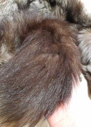 Горжетка мех чернобурка