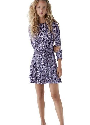 Сукня плаття в квітковий принт zara