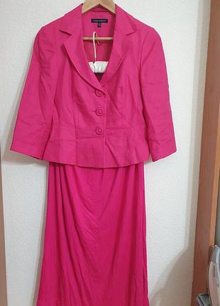 Стильний костюм комплект  льняний/віскоза