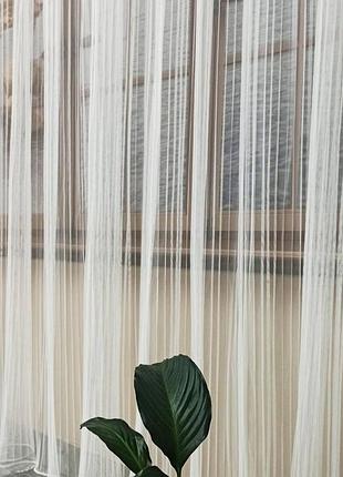 Тюль сітка плісе жатка гардина 4 метри