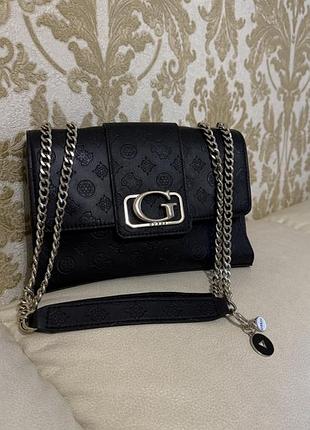 Чорна сумка guess