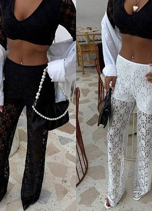Брюки з гепюром
must have сезону 🔥