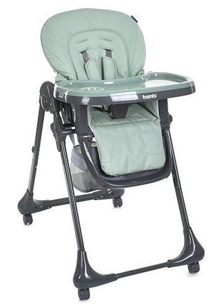 Стульчик для кормления bambi m 3233l-g jade green (зеленый цвет)