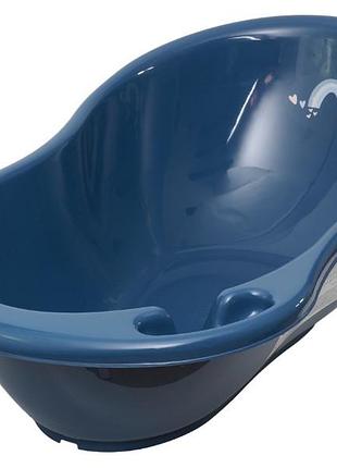Ванна дитяча зі зливом meteo 86 см  navy
