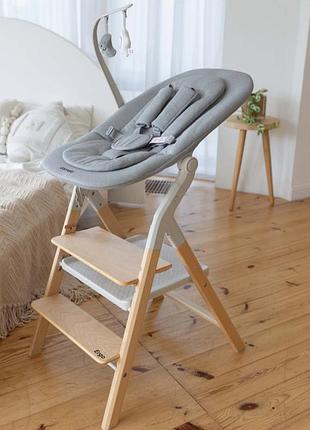 Стульчик для кормления 4 в 1 carrello ergo (каррелло эрго) crl-16701 carbon grey (серый цвет)