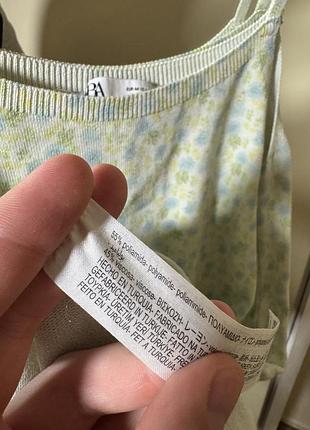 Квіткова сукня zara 3