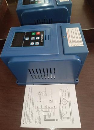 Частотный преобразователь однофазный 1.5 kw xsy hy2 для бытовых водяных насосов и станции 220 вольт однофазных 220-220, x'sy hy2, 1ph 220v 8a 6